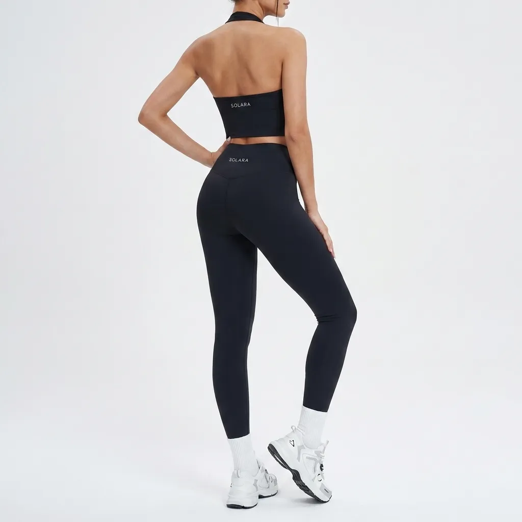 Solara Sculpt Leggings in Black: alternate view